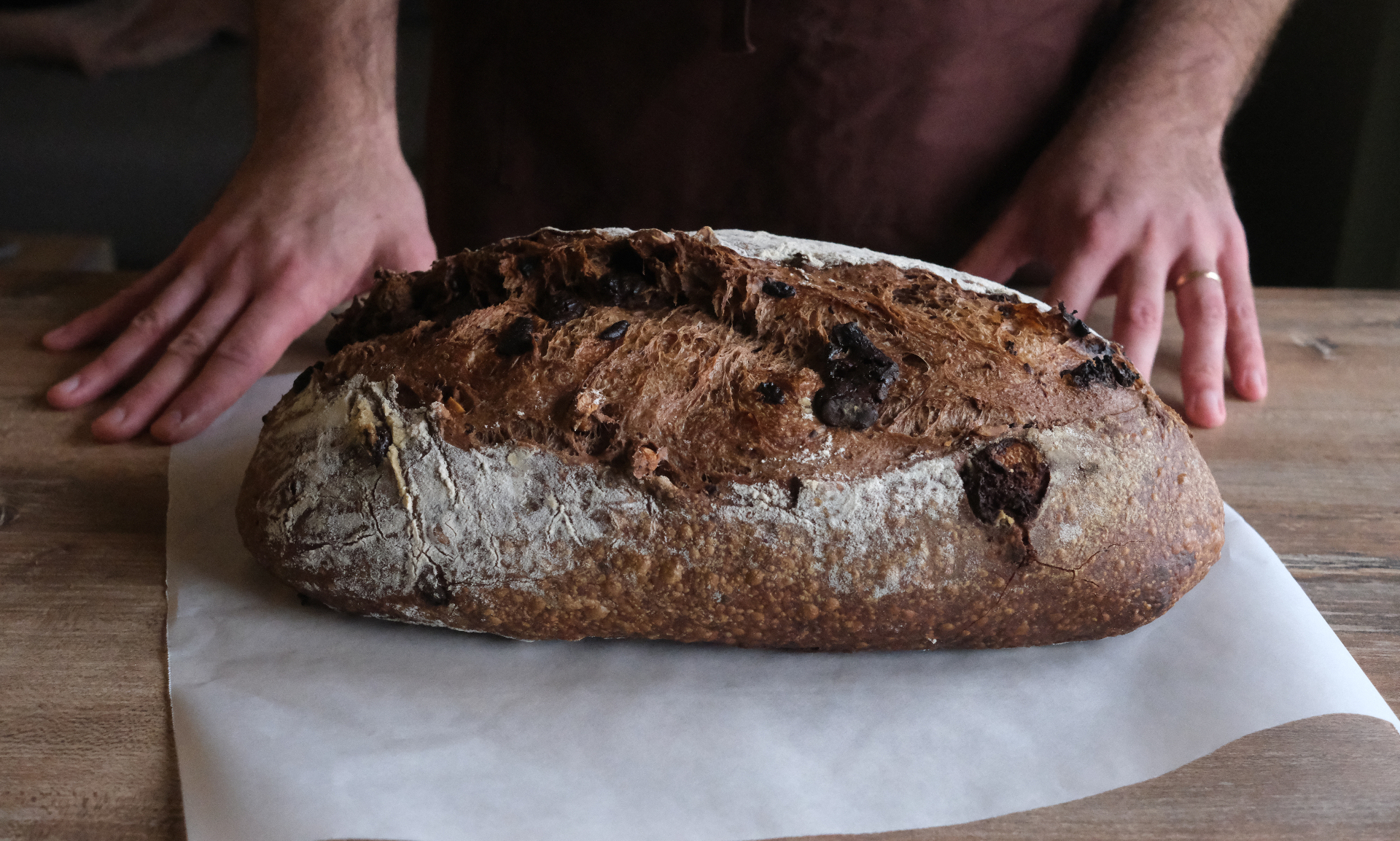 Pane artigianale appena sfornato